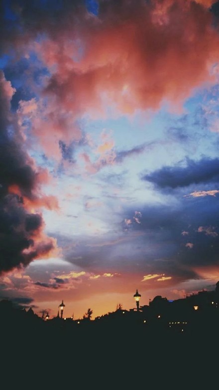 唯美夕阳微信高清图片 落日余晖