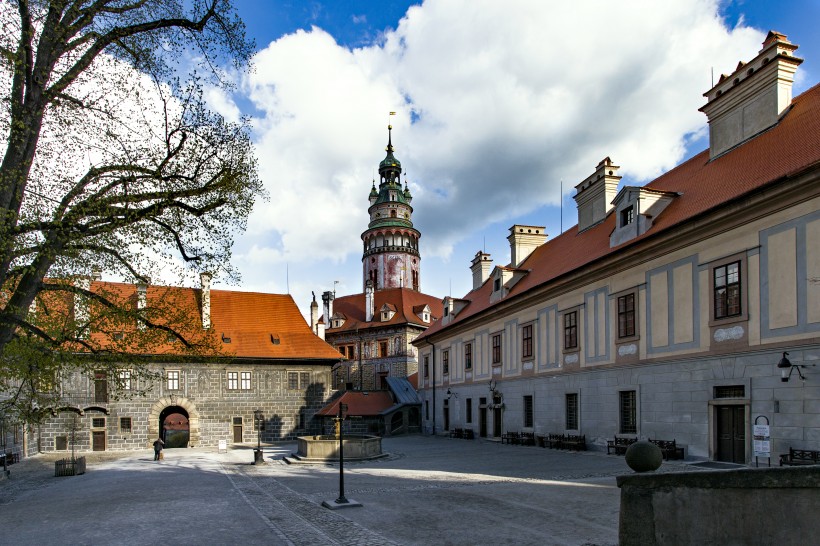 捷克克鲁姆洛夫风景微信图片 世界文化遗产之一