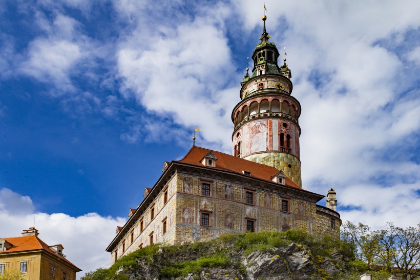 捷克克鲁姆洛夫风景微信图片 世界文化遗产之一