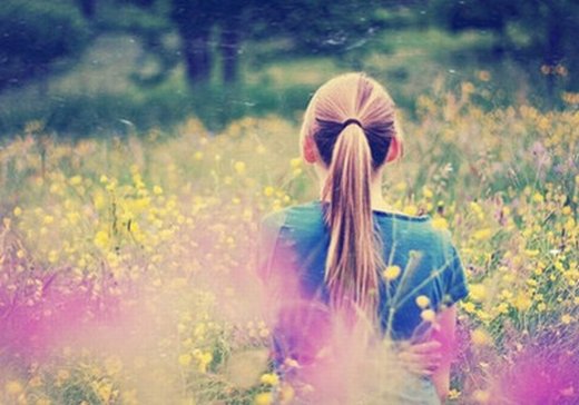 唯美花与美女微信高清图片 如花似玉