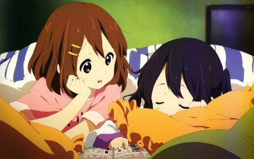 唯美闺蜜动漫微信图片 如影随形