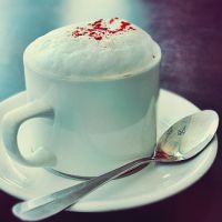 微信经典的微信咖啡唯美头像 敌得过时间敌得过距离