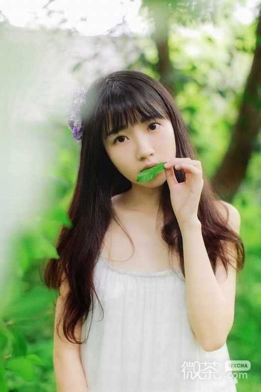 唯美女孩写真微信图片 亭亭玉立