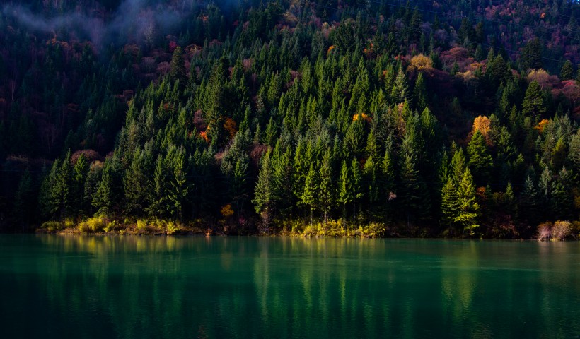 四川达古冰川风景微信高清图片 山清水秀