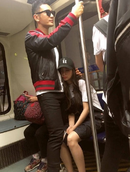 黄晓明angelababy秀恩爱微信图片