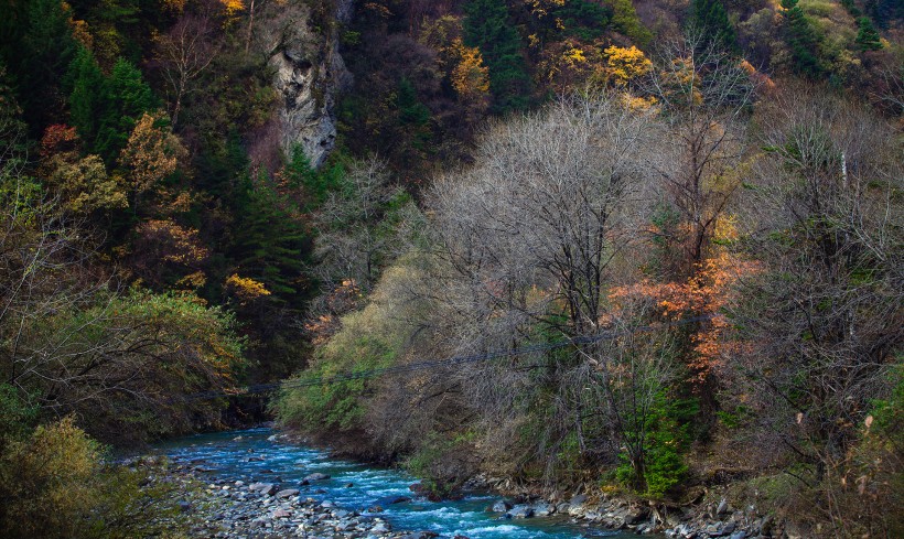 四川达古冰川风景微信高清图片 山清水秀
