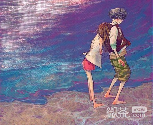 卡通动漫情侣微信高清图片 浓情蜜意