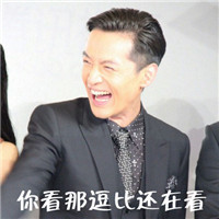 胡歌大笑版文字微信表情包 就像吃了炫迈