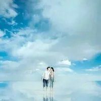 微信情侣头像陪我笑 跟你浪