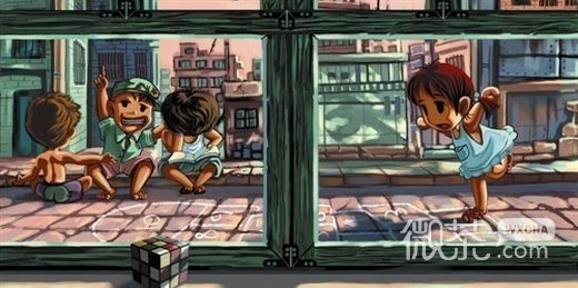 唯美意境怀念近漫画微信图片 回不去的童年