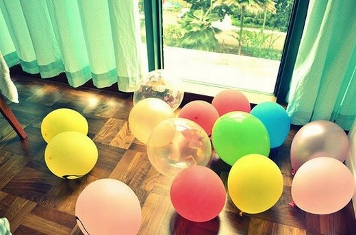 唯美意境气球微信高清图片