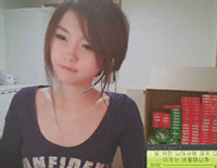 美女动态微信表情包 可爱调皮女主持人