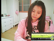 美女动态微信表情包 可爱调皮女主持人