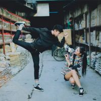 微信情侣头像 原来我在你心里 是这么的微不足道