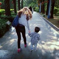 微信情侣头像 在对的时间遇见你