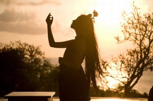 唯美黄昏意境微信高清图片 日落西山