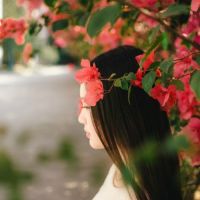 微信女生头像 挥霍花季的青春