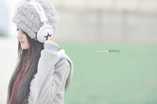 唯美听歌意境的微信图片 轻歌曼舞