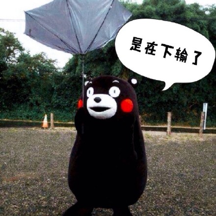 熊本熊微信表情包 你咋不上天呢？