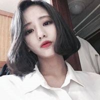 自拍青春靓女微信唯美头像