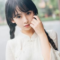 微信女生头像我会微笑着面对