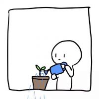 微信卡通头像 我们的上下楼