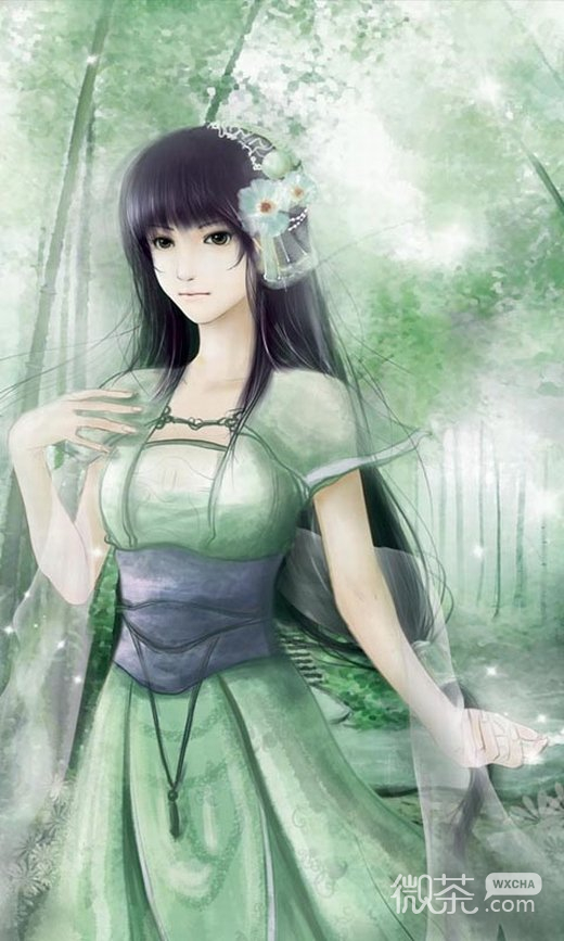 动漫古装美女微信高清图片  柳娇花媚