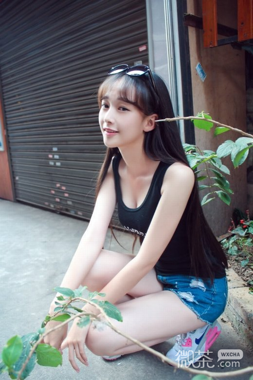 唯美清纯可爱女孩微信图片 与世无争