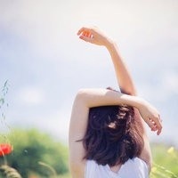 清新女生微信头像森系阳光精美图片