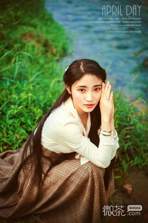 唯美清新动人女生微信高清图片  月里嫦娥
