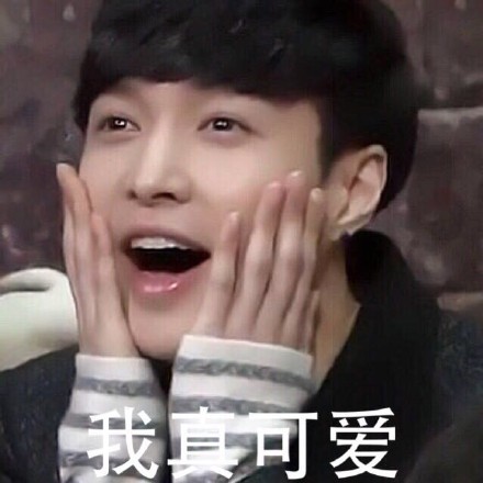 张艺兴微信表情包 二爷等等我！