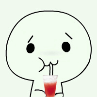 酚酞瓜喝饮料的微信表情包 酚酞瓜orz动态图片