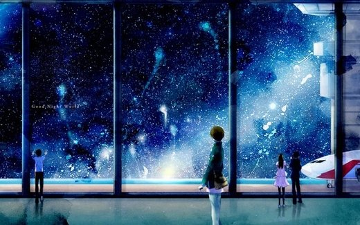 唯美梦幻星空微信高清图片