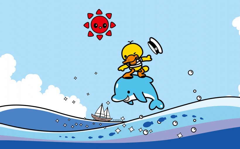 鸭嘴兽男孩星辰大海微信高清图片