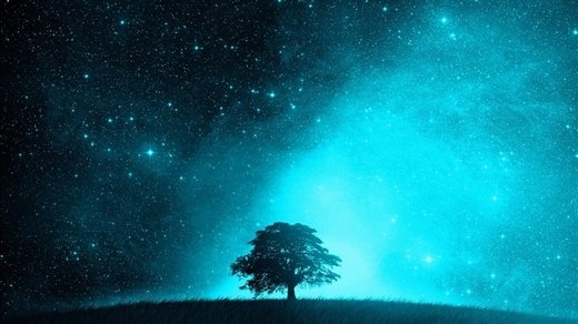 唯美梦幻星空微信高清图片