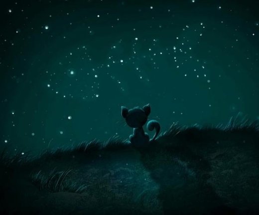 唯美梦幻星空微信高清图片