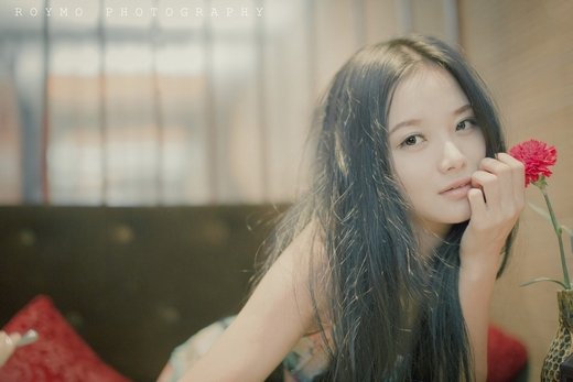 清新非主流美女微信高清图片 回眸一笑