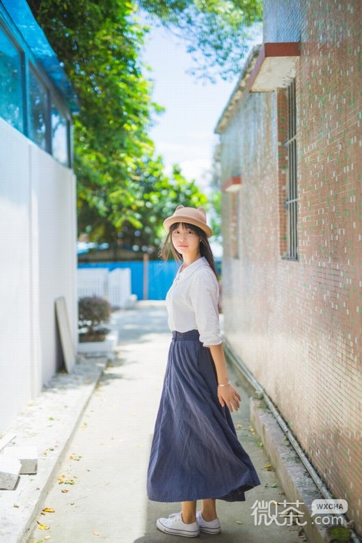 美女夏日写真唯美微信高清图片