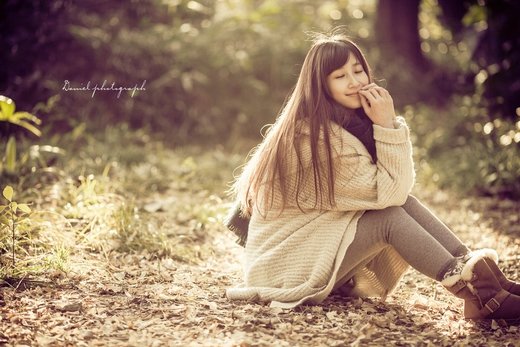 清新非主流美女微信高清图片 回眸一笑