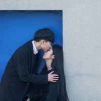 微信情侣头像 与他久.