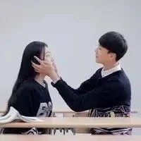 微信情侣头像 与他久.