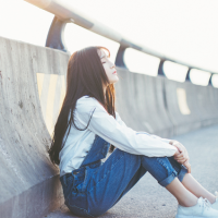 微信唯美女生头像“嗯，这样挺好的”