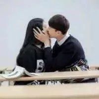 微信情侣头像 与他久.