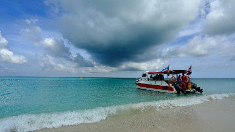 马来西亚环滩岛风景微信高清图片