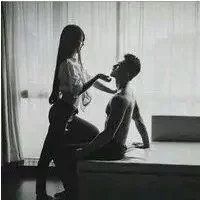 微信情侣头像 与他久.