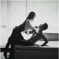 微信情侣头像 与他久.