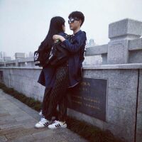 微信情侣头像 与他久.