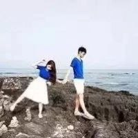 微信情侣头像 与他久.