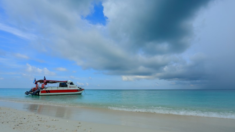 马来西亚环滩岛风景微信高清图片