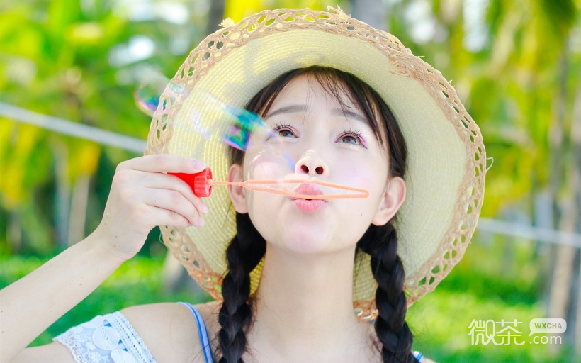 夏日海边美女微信高清图片 清纯可爱